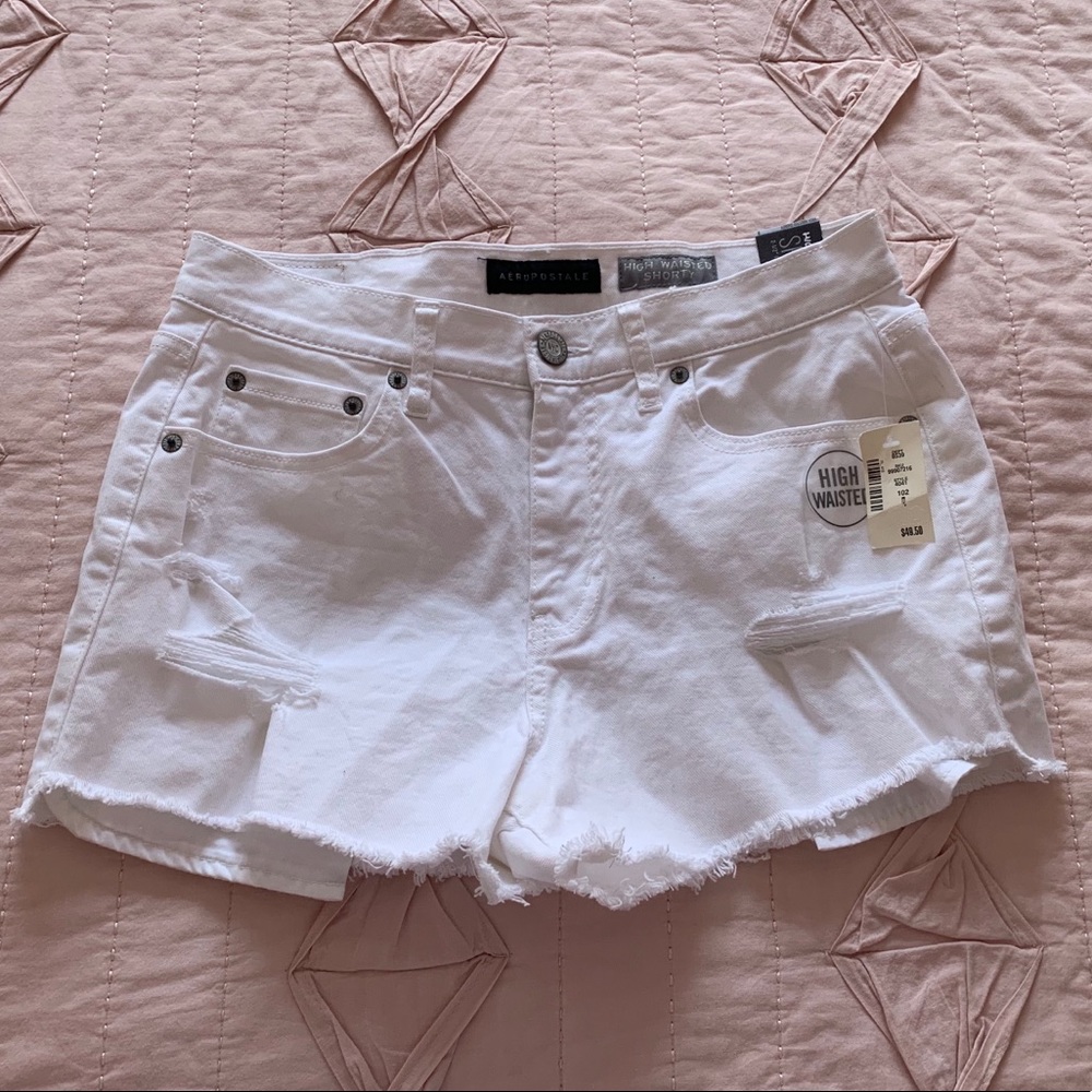 Aeropostale High Wasted Jean Shorts